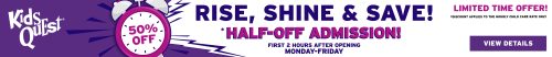 Half-Off Admission at Kids Quest!