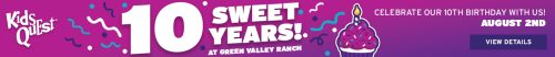 10 Sweet Years at Green Valley Ranch!