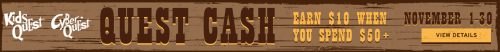 Quest Cash Is Back!