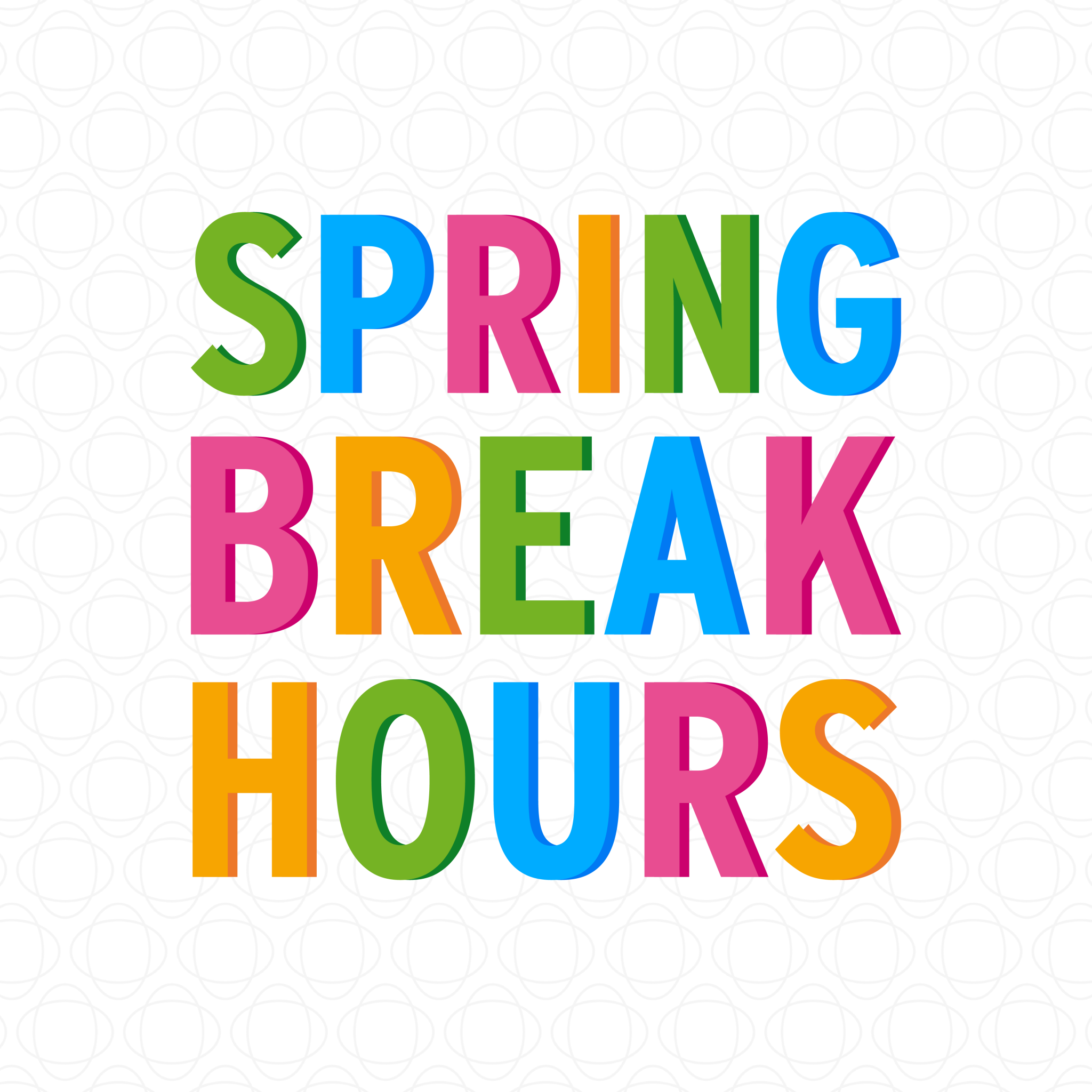 Kids Quest and Cyber Quest Spring Break Hours Kids Quest