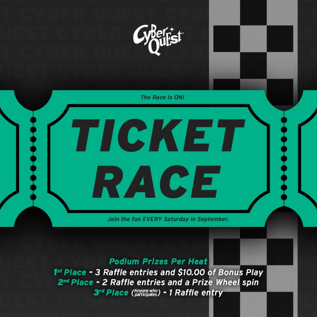 Ticket Race at Cyber Quest