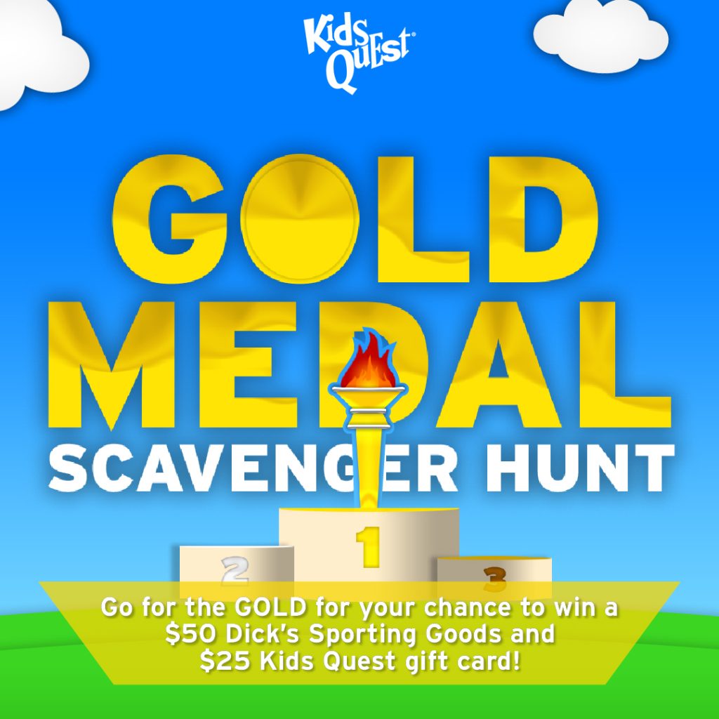 Gold Medal Scavenger Hunt at Kids Quest