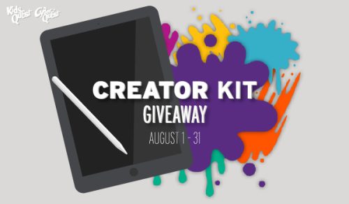 Creator Kit Giveaway at Kids Quest and Cyber Quest