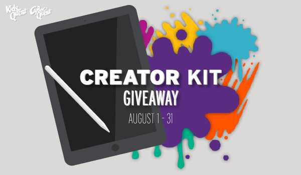 Creator Kit Giveaway at Kids Quest and Cyber Quest