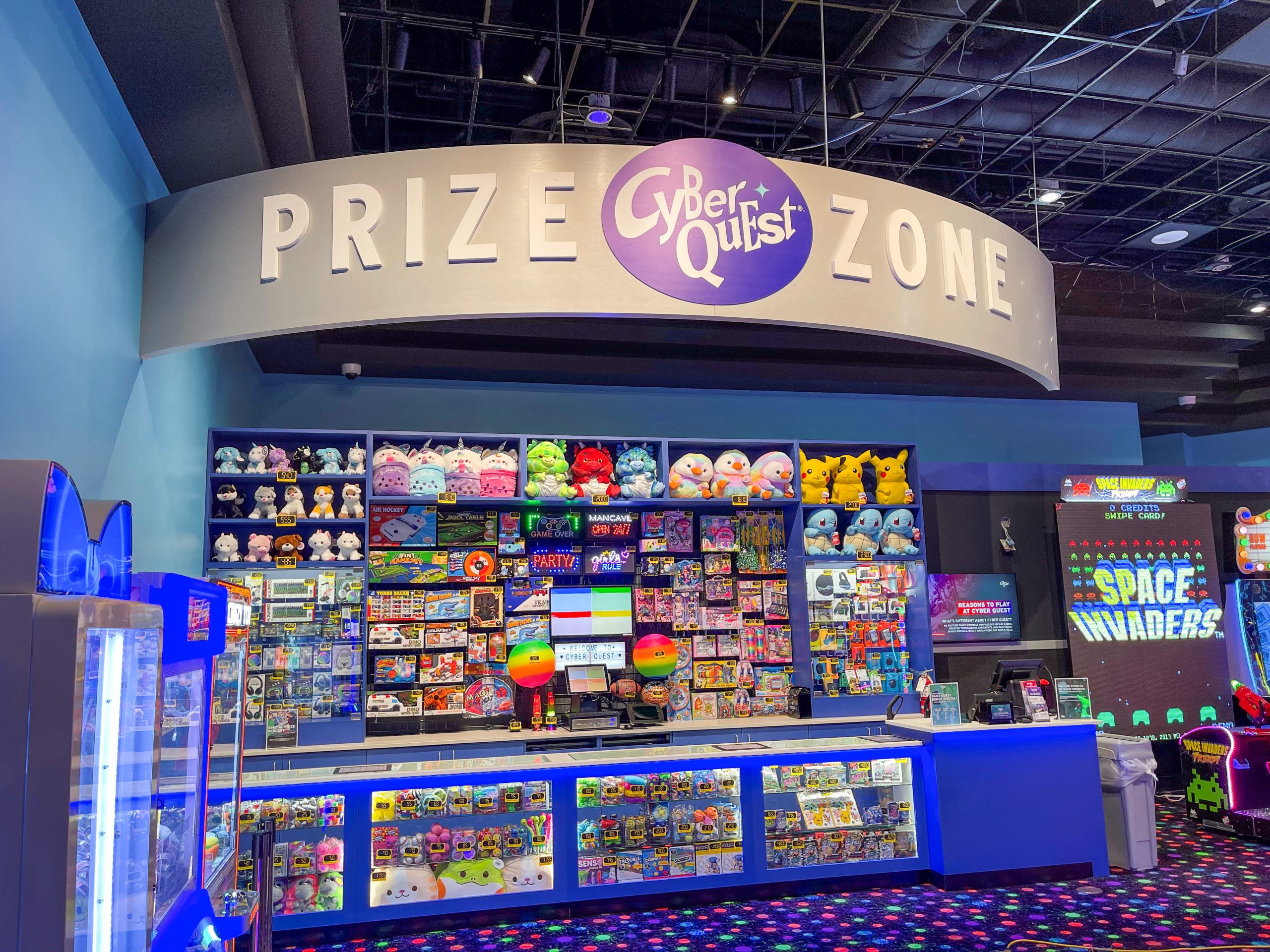 Prize Zone at Cyber Quest at Black Oak