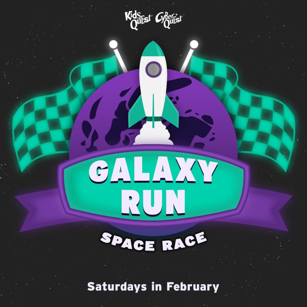 Galaxy Run Space Race at Kids Quest and Cyber Quest