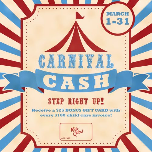 Carnival Cash at Kids Quest